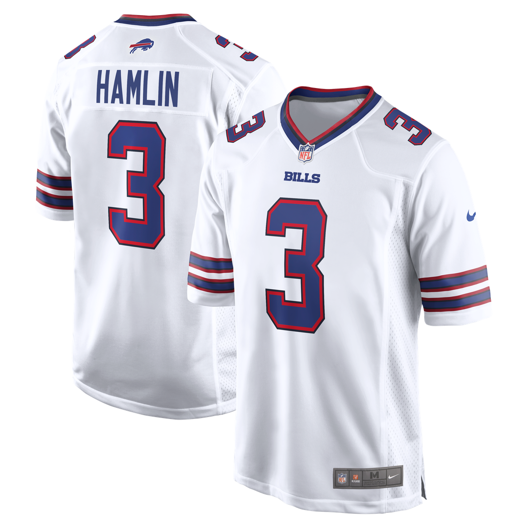 Buffalo Bills Damar Hamlin Royal Game Jersey | NFL Football Jersey