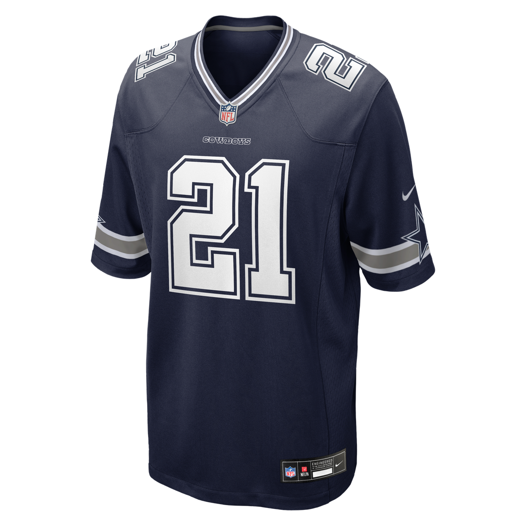 Dallas Cowboys Deion Sanders Navy Team Retired Player Game Jersey | NFL Football Jersey