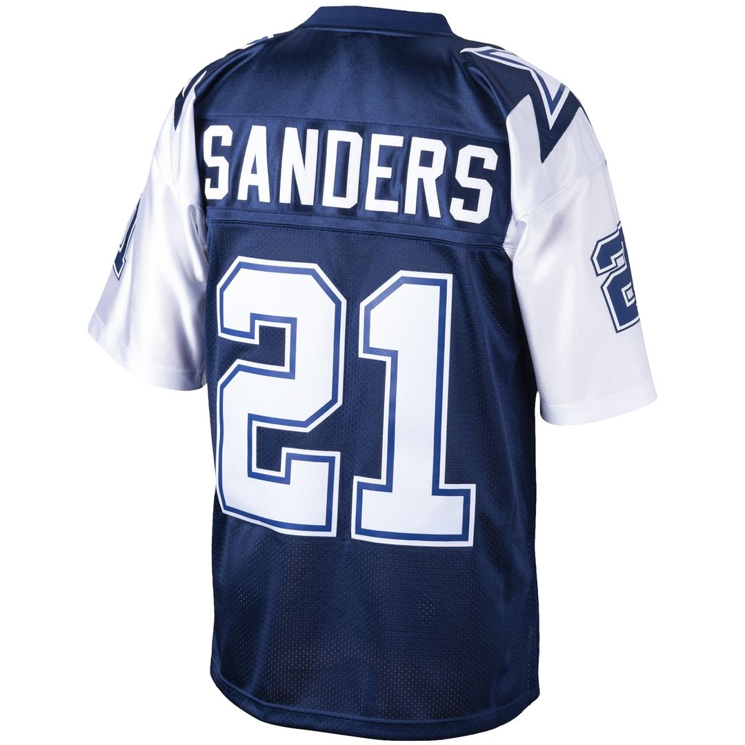 Dallas Cowboys Deion Sanders Navy Big & Tall 1995 Retired Player Replica Jersey | NFL Football Jersey