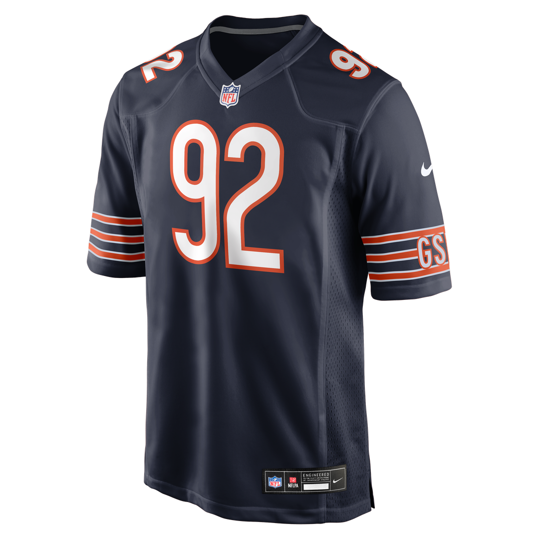 Chicago Bears Daniel Hardy Navy Team Game Jersey | NFL Football Jersey
