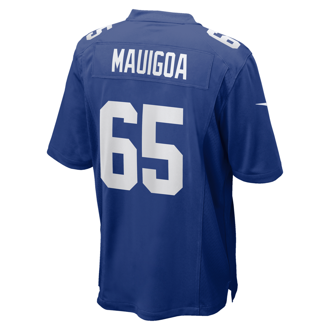 New York Giants Francis Mauigoa Royal Team Game Jersey | NFL Football Jersey