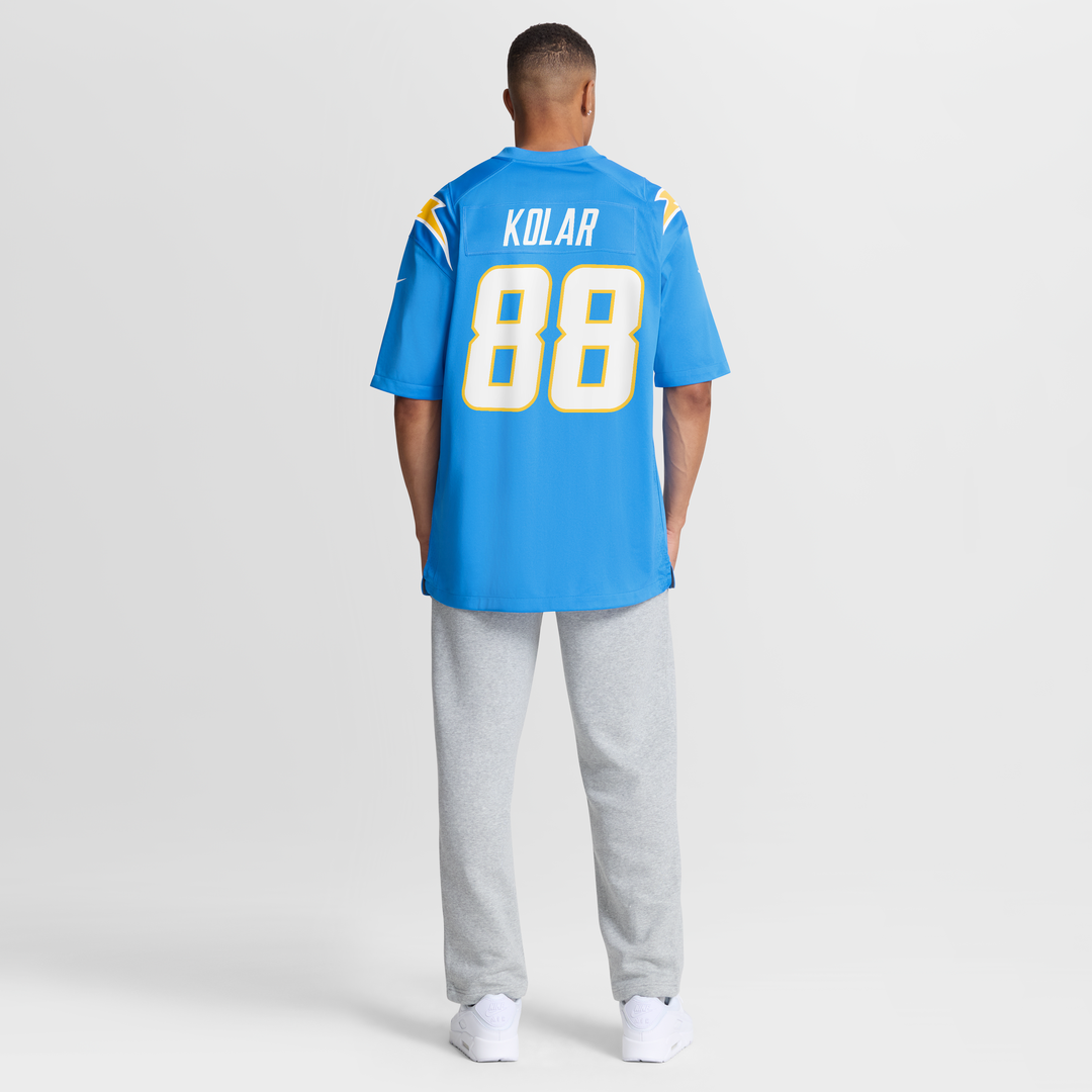 Los Angeles Chargers Charlie Kolar Powder Blue Team Game Jersey | NFL Football Jersey