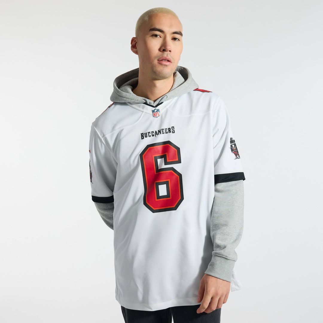 Tampa Bay Buccaneers Baker Mayfield Orange Throwback Game Jersey | NFL Football Jersey