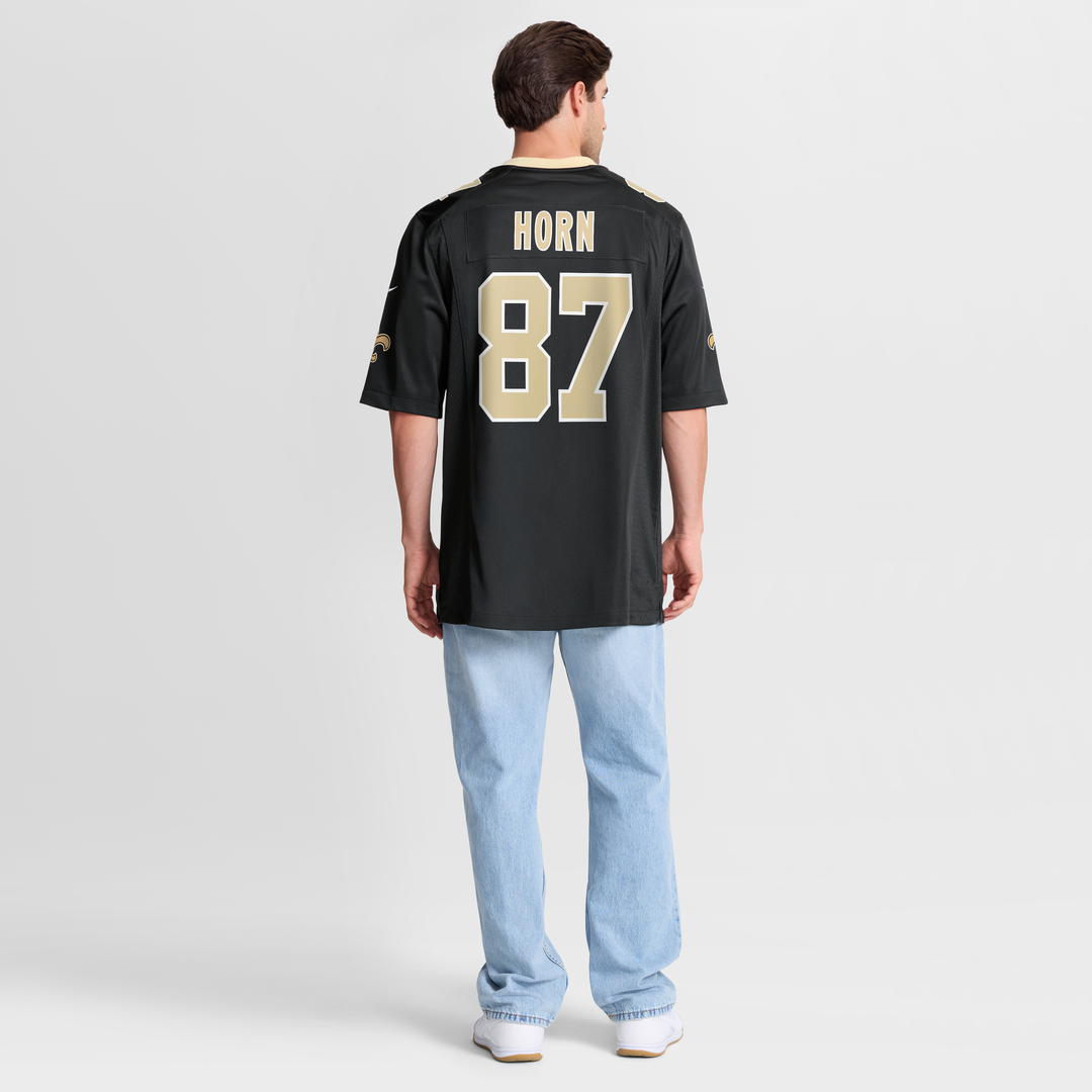 New Orleans Saints Joe Horn Black Game Retired Player Jersey | NFL Football Jersey