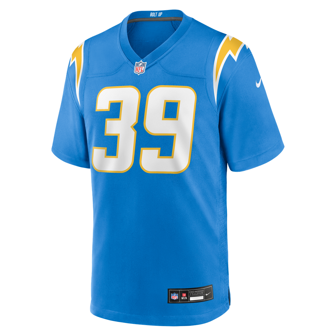 Los Angeles Chargers Eric Rogers Powder Blue Team Game Jersey | NFL Football Jersey