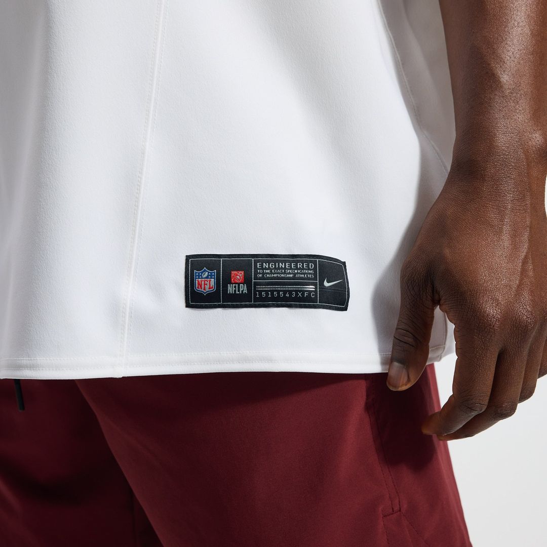 Washington Commanders Jayden Daniels White Alternate 2 Super Bowl Era Vapor F.U.S.E. Elite Jersey | NFL Football Jersey
