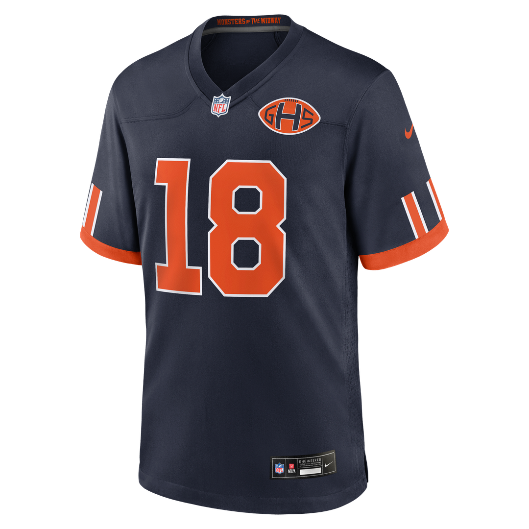 Chicago Bears Caleb Williams Navy 2026 Rivalries Collection Game Jersey | NFL Football Jersey