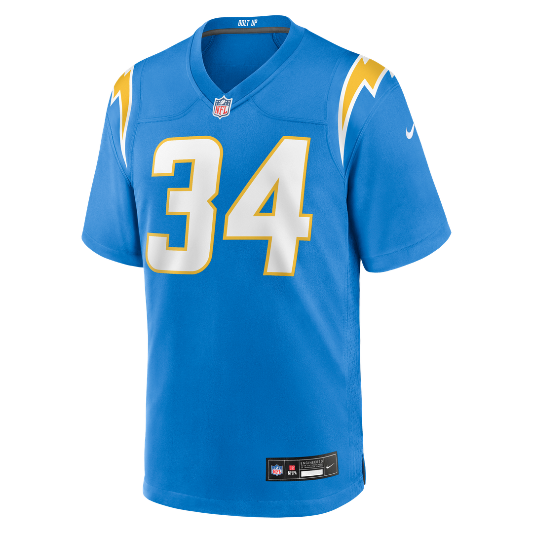 Los Angeles Chargers Keaton Mitchell Powder Blue Team Game Jersey | NFL Football Jersey