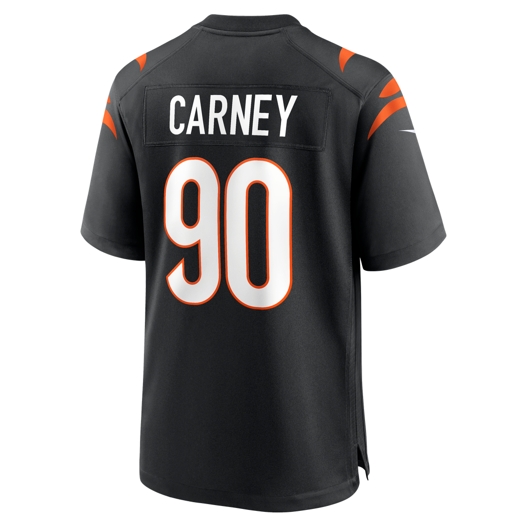 Cincinnati Bengals Owen Carney Black Home Game Player Jersey | NFL Football Jersey