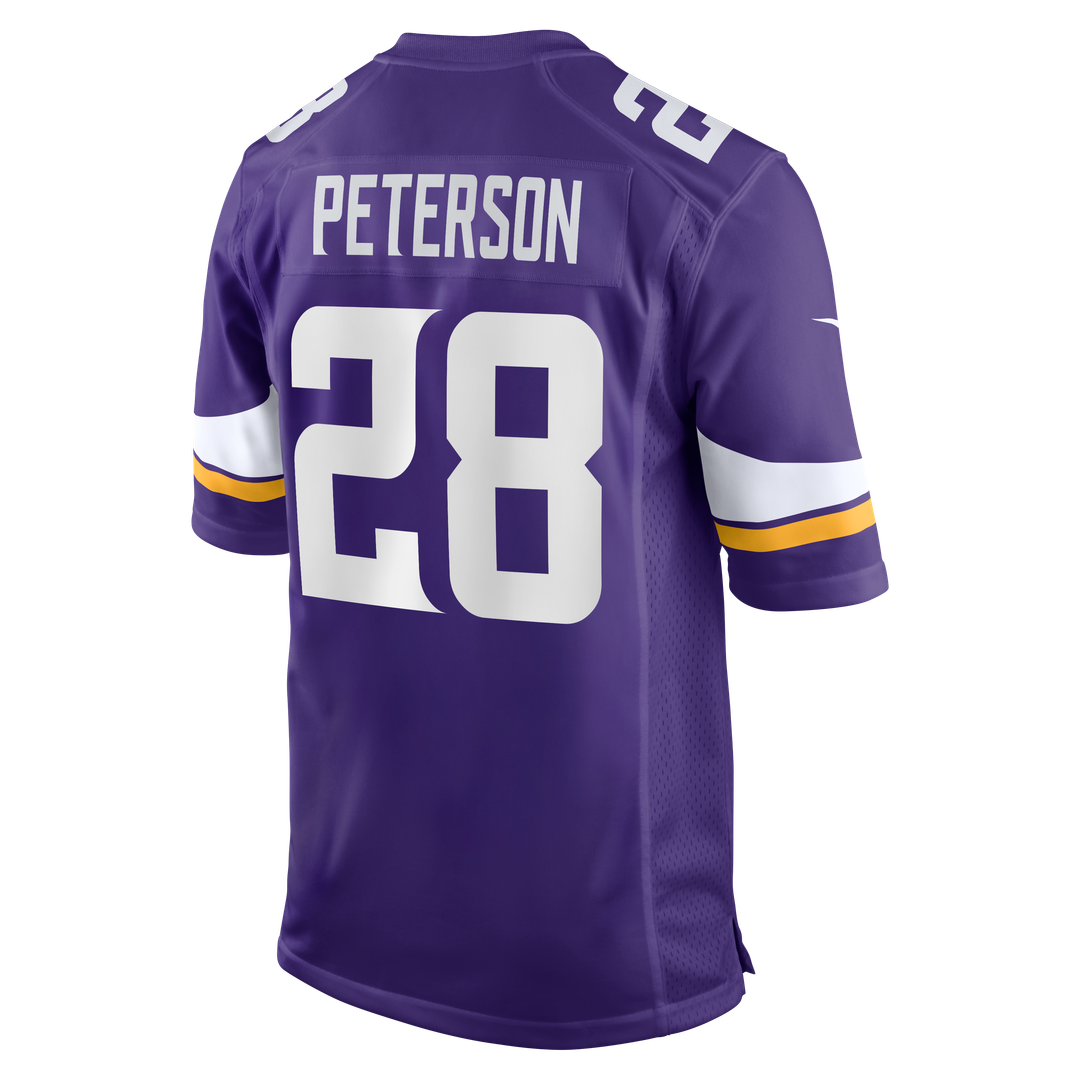 Minnesota Vikings Adrian Peterson Purple Team Retired Game Jersey | NFL Football Jersey