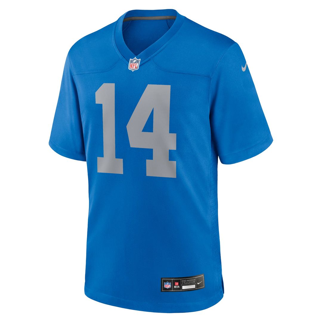 Detroit Lions Amon-Ra St. Brown Blue Alternate Game Jersey | NFL Football Jersey