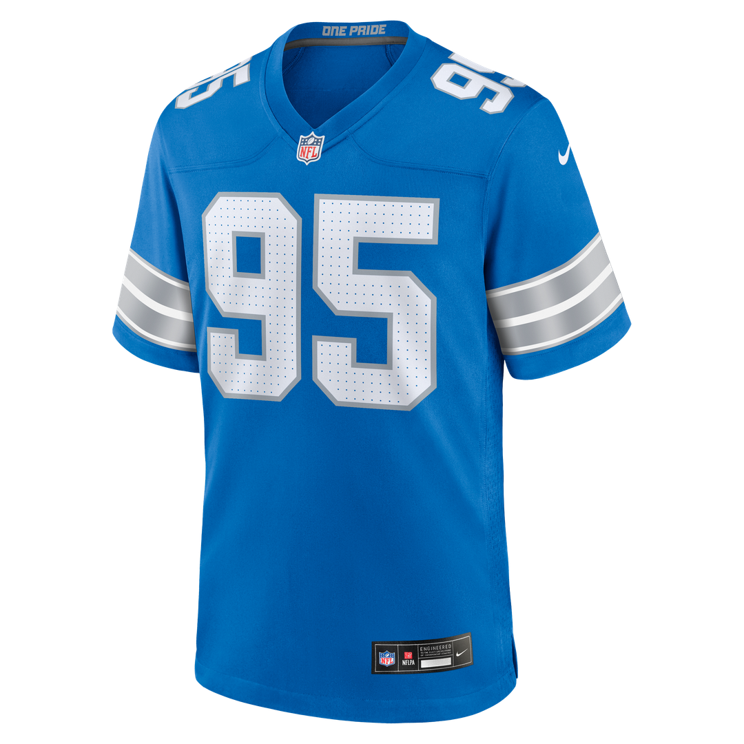 Detroit Lions Mathieu Betts Blue Game Jersey | NFL Football Jersey