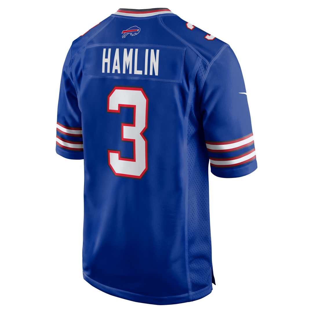 Buffalo Bills Damar Hamlin Royal Game Jersey | NFL Football Jersey