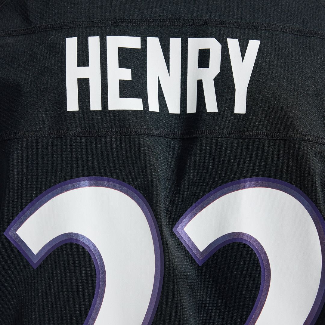 Baltimore Ravens Derrick Henry Black Alternate Game Jersey | NFL Football Jersey