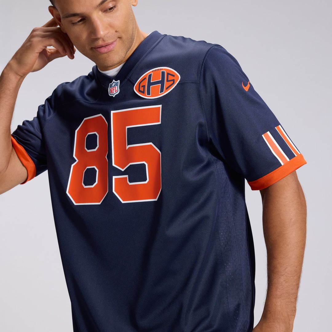 Chicago Bears Cole Kmet Navy 2026 Rivalries Collection Game Jersey | NFL Football Jersey