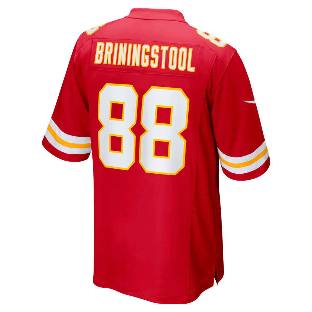 Kansas City Chiefs Jake Briningstool Red Team Game Jersey | NFL Football Jersey