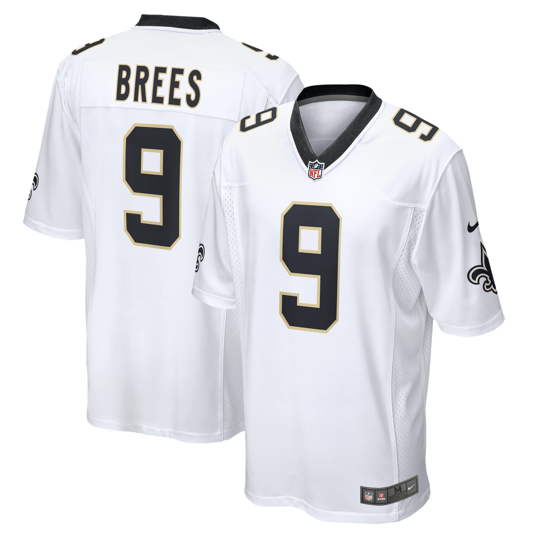 New Orleans Saints Drew Brees Black Team Game Jersey | NFL Football Jersey