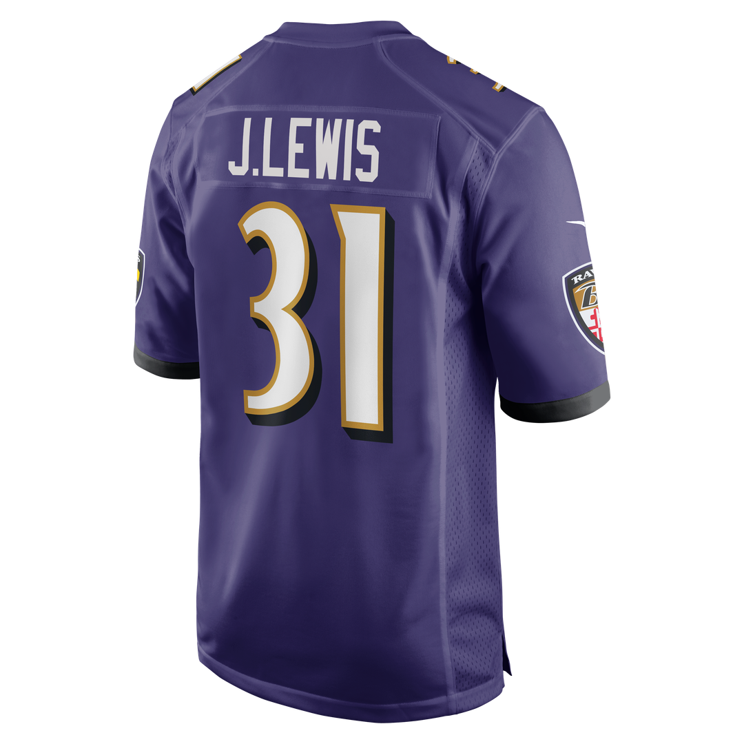 Baltimore Ravens Jamal Lewis Purple Game Retired Player Jersey | NFL Football Jersey