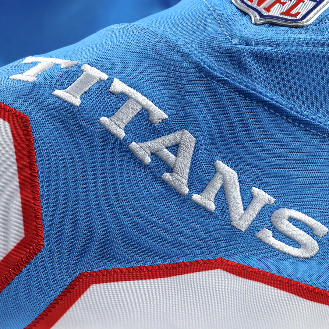 Tennessee Titans Jeffery Simmons Light Blue Team Vapor F.U.S.E. Stitched Limited Jersey | NFL Football Jersey