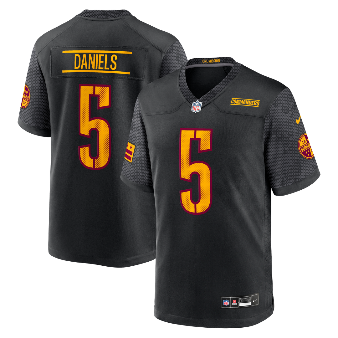 Washington Commanders Jayden Daniels Burgundy Player Game Jersey | NFL Football Jersey