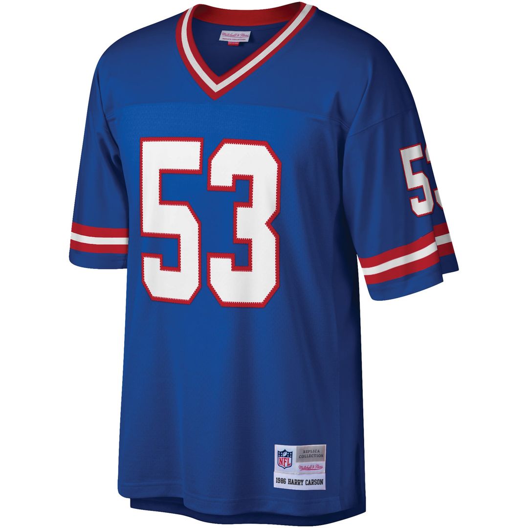New York Giants Harry Carson Royal Legacy Replica Jersey | NFL Football Jersey