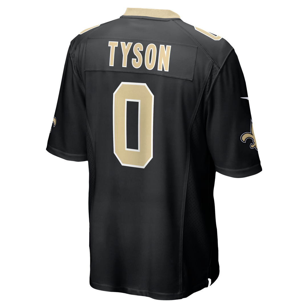 New Orleans Saints Jordyn Tyson Black Team Game Jersey | NFL Football Jersey