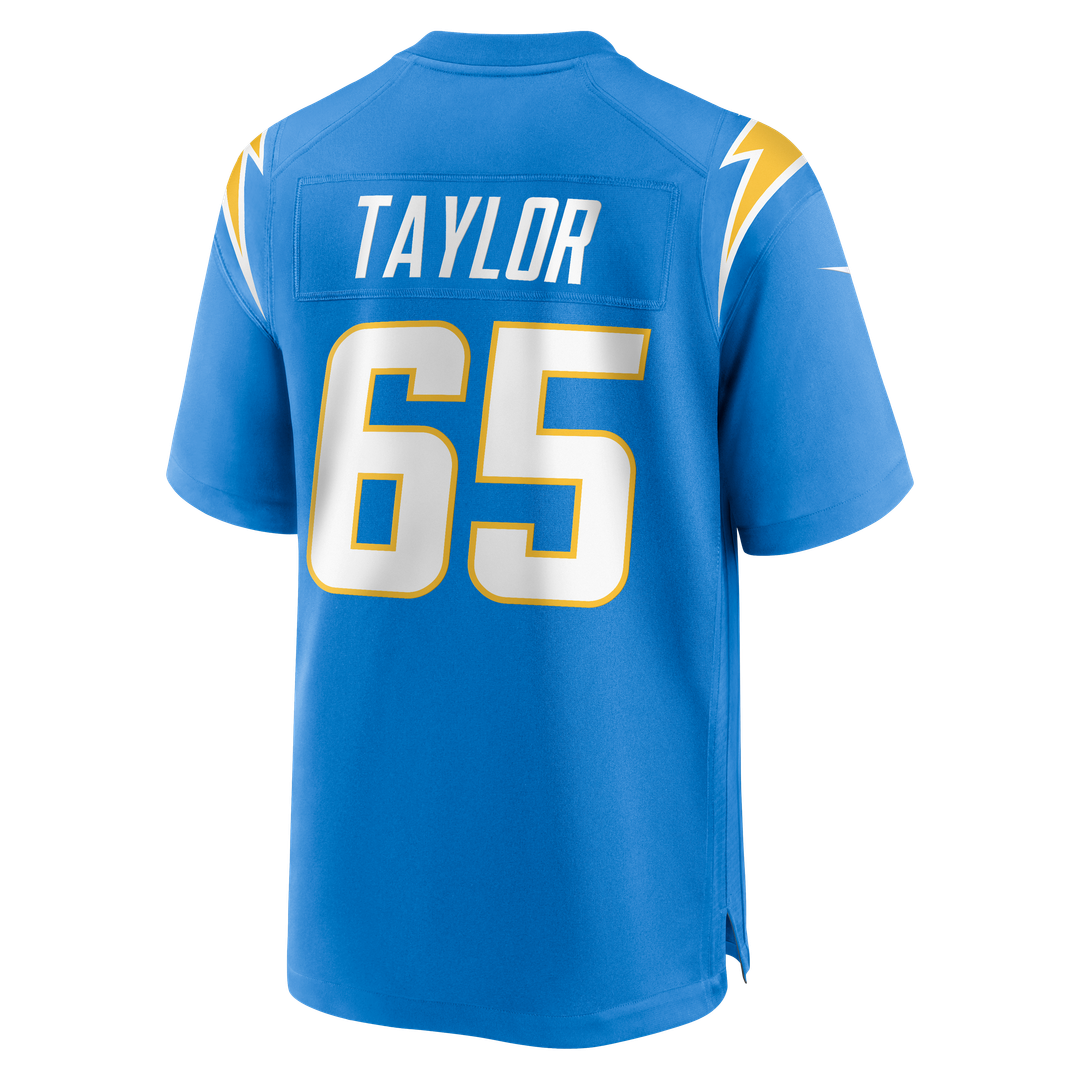 Los Angeles Chargers Logan Taylor Powder Blue Team Game Jersey | NFL Football Jersey