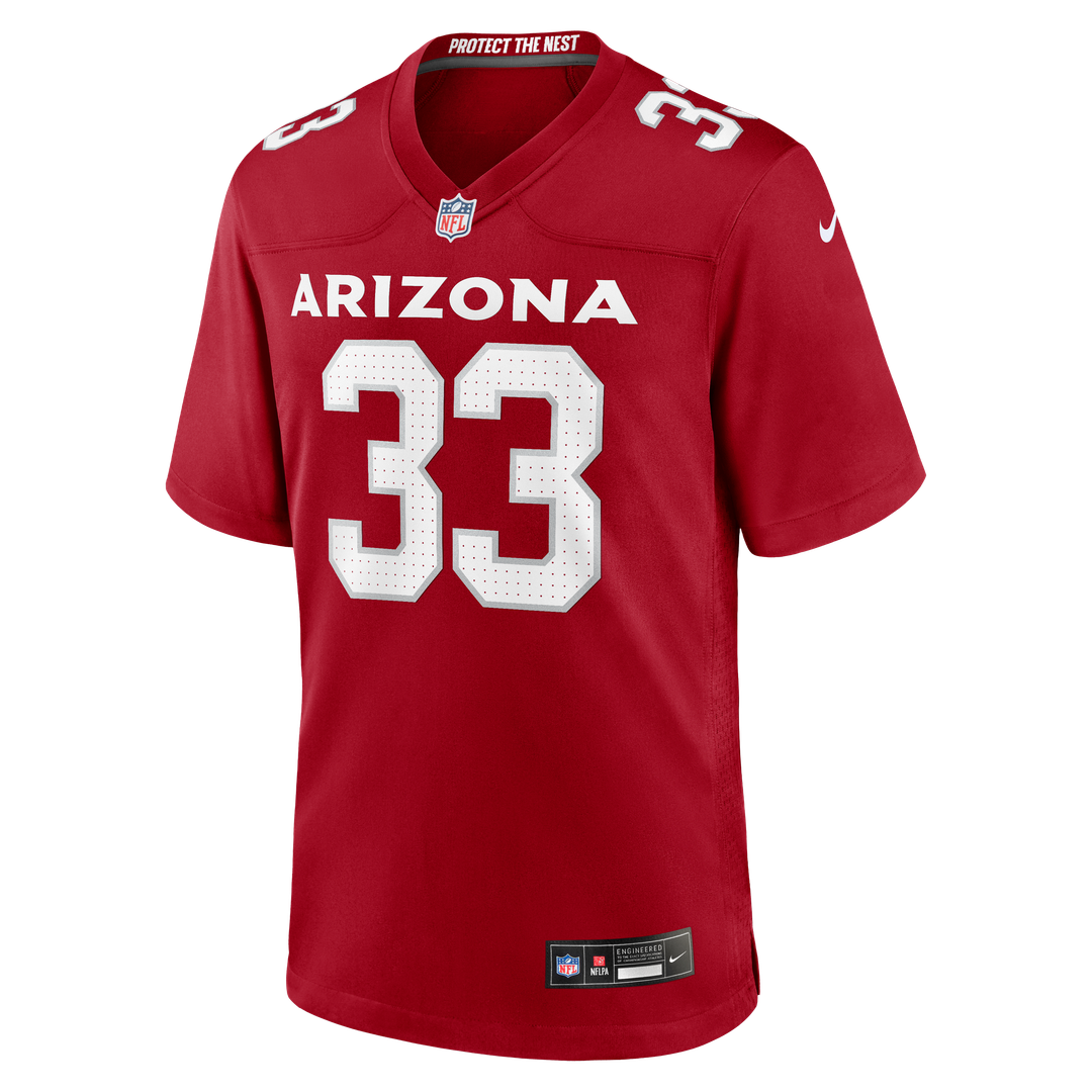 Arizona Cardinals Trey Benson Cardinal Team Game Jersey | NFL Football Jersey