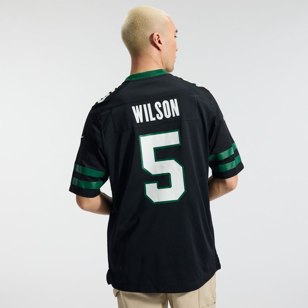 New York Jets Garrett Wilson Legacy White Game Jersey | NFL Football Jersey