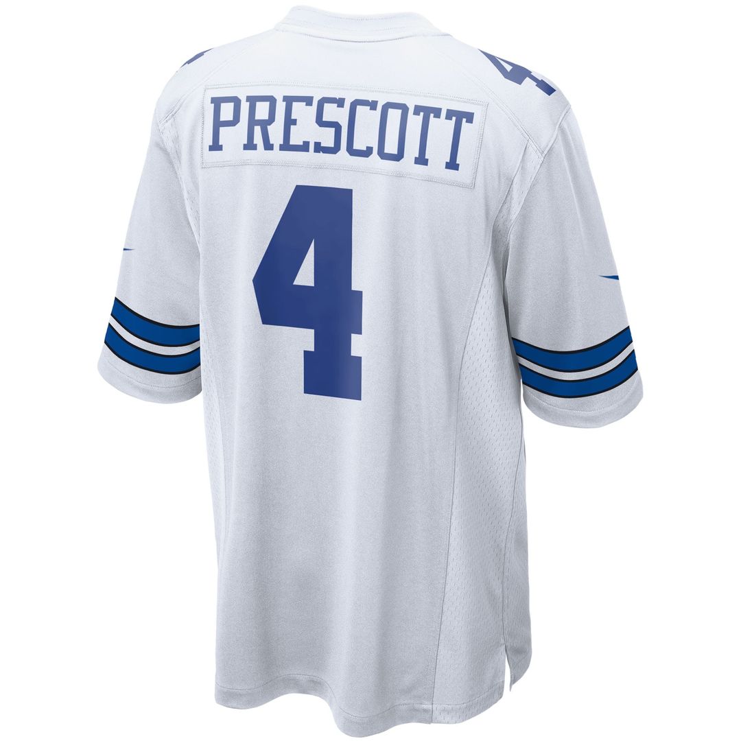 Dallas Cowboys Dak Prescott Navy Game Team Jersey | NFL Football Jersey