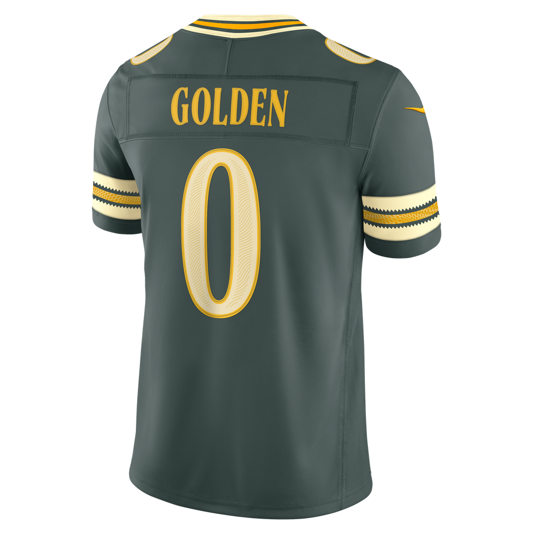 Green Bay Packers Matthew Golden Green 2026 Rivalries Collection Stitched Limited Jersey | NFL Football Jersey