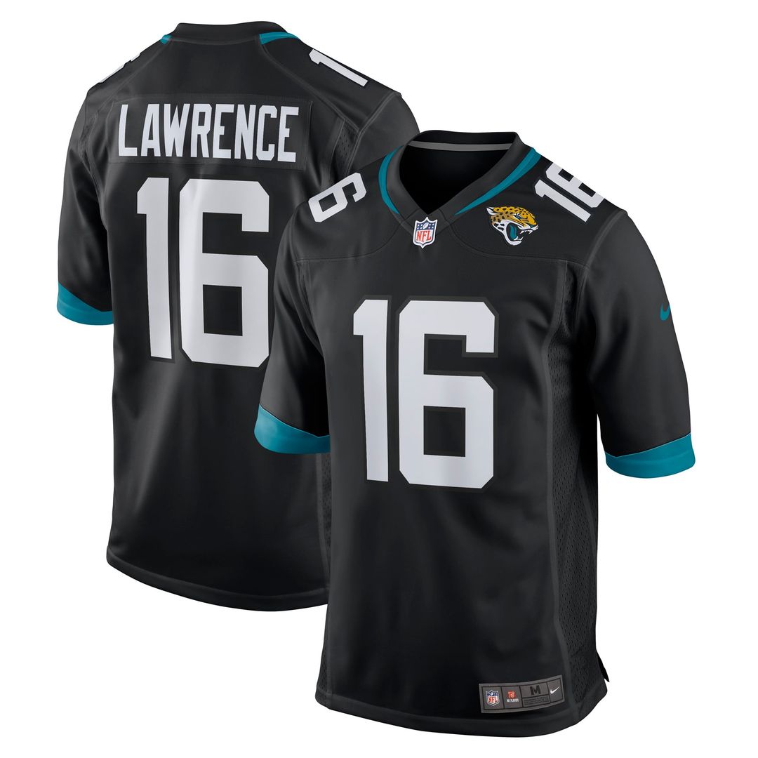 Jacksonville Jaguars Trevor Lawrence Black Alternate Game Jersey | NFL Football Jersey
