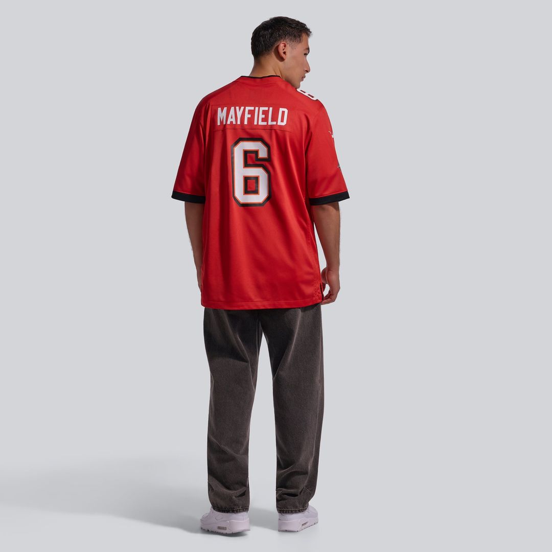 Tampa Bay Buccaneers Baker Mayfield Orange Throwback Game Jersey | NFL Football Jersey