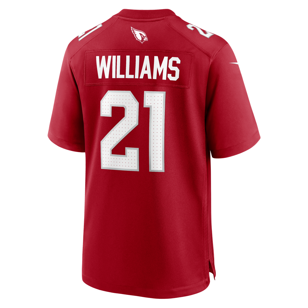 Arizona Cardinals Garrett Williams Cardinal Game Jersey | NFL Football Jersey
