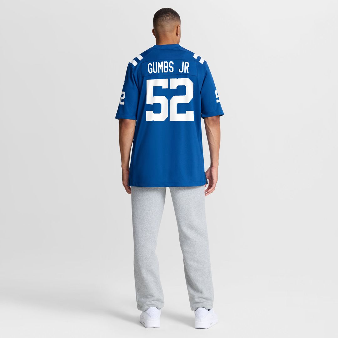 Indianapolis Colts George Gumbs Jr. Royal Team Game Jersey | NFL Football Jersey