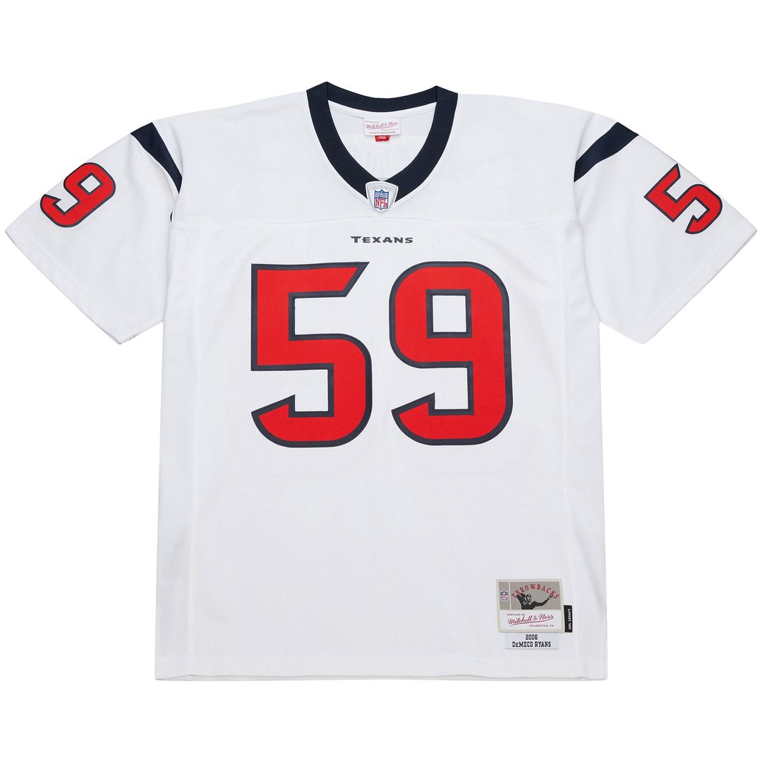 Houston Texans DeMeco Ryans White 2006 Legacy Replica Jersey | NFL Football Jersey