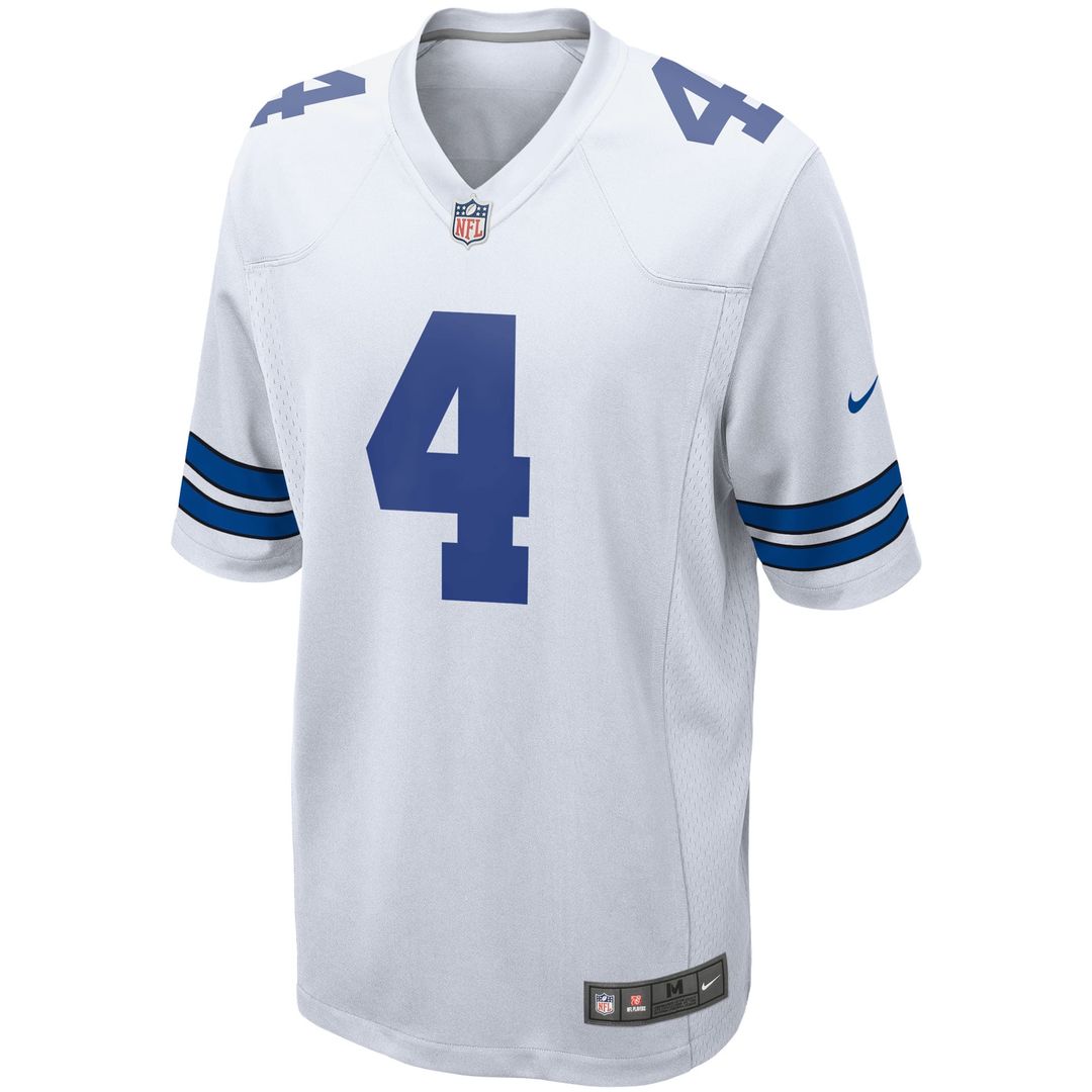 Dallas Cowboys Dak Prescott Navy Game Team Jersey | NFL Football Jersey