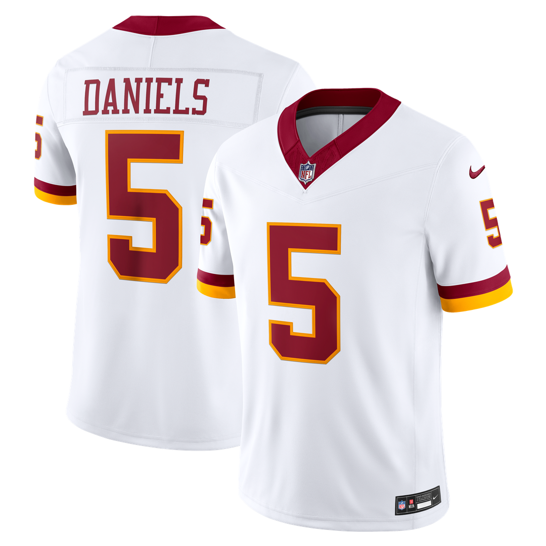 Washington Commanders Jayden Daniels Burgundy Team Vapor F.U.S.E. Stitched Limited Jersey | NFL Football Jersey