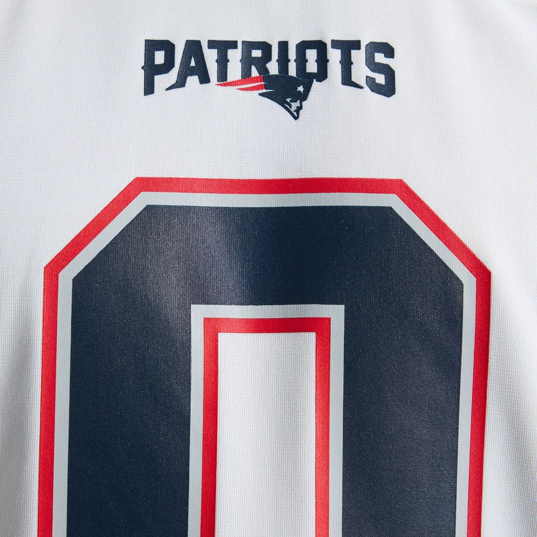 New England Patriots Christian Gonzalez White Game Jersey | NFL Football Jersey