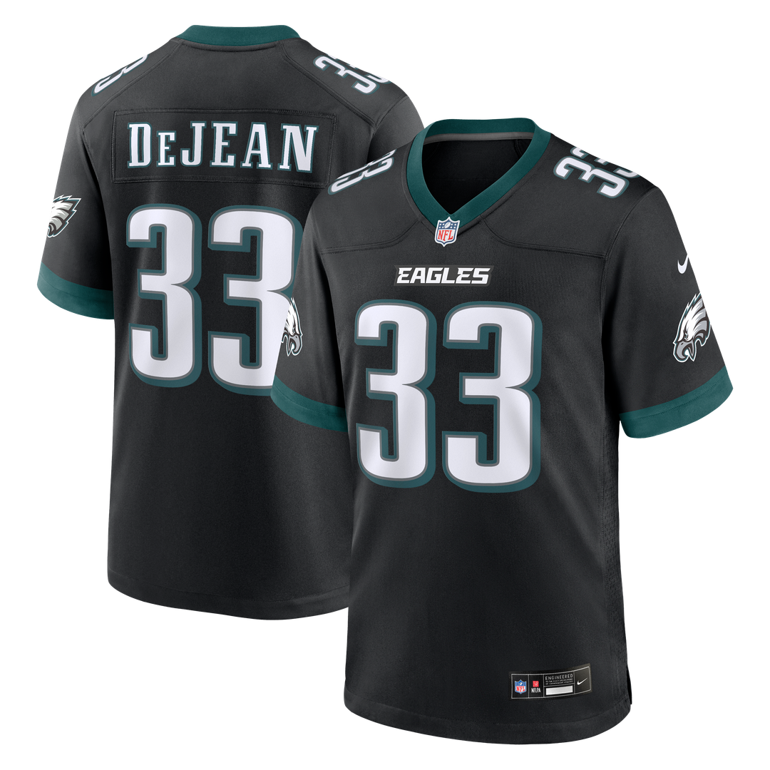 Philadelphia Eagles Cooper DeJean Midnight Green Team Game Jersey | NFL Football Jersey