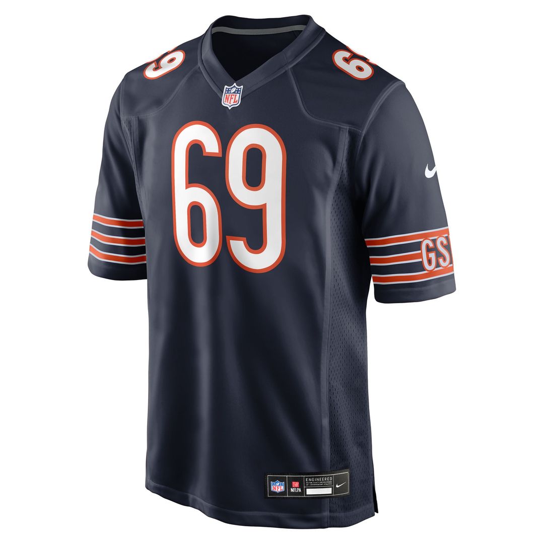 Chicago Bears Jeremiah Martin Navy Team Game Jersey | NFL Football Jersey