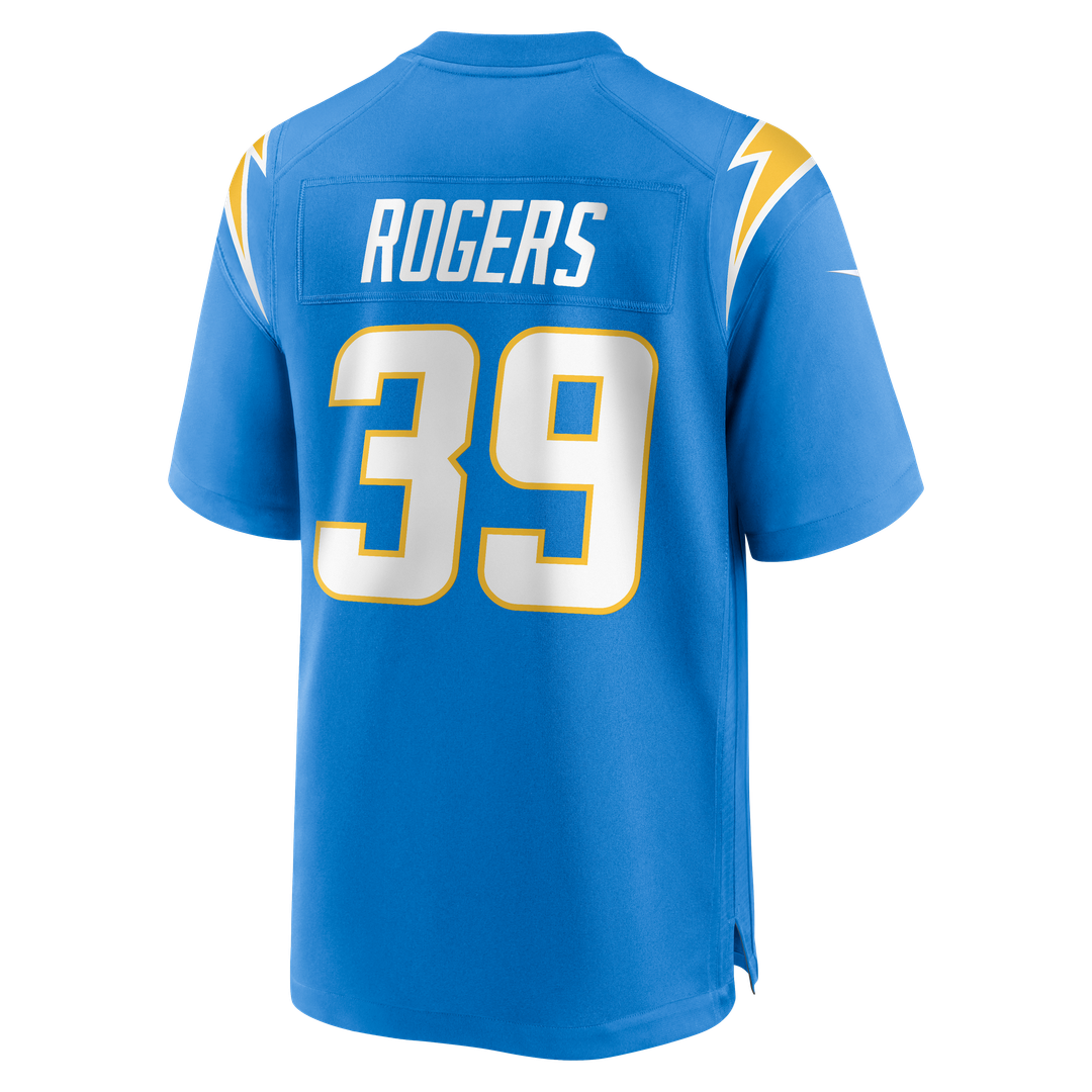 Los Angeles Chargers Eric Rogers Powder Blue Team Game Jersey | NFL Football Jersey