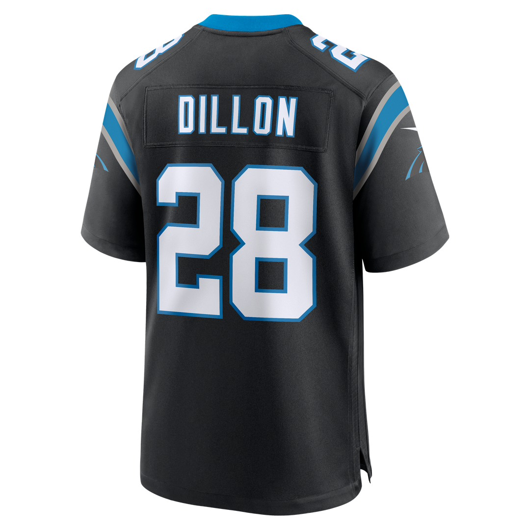 Carolina Panthers AJ Dillon Black Team Game Jersey | NFL Football Jersey