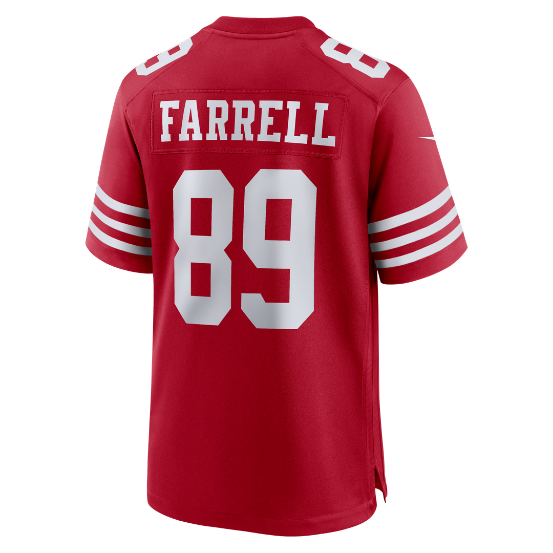 San Francisco 49ers Luke Farrell Scarlet Team Game Jersey | NFL Football Jersey