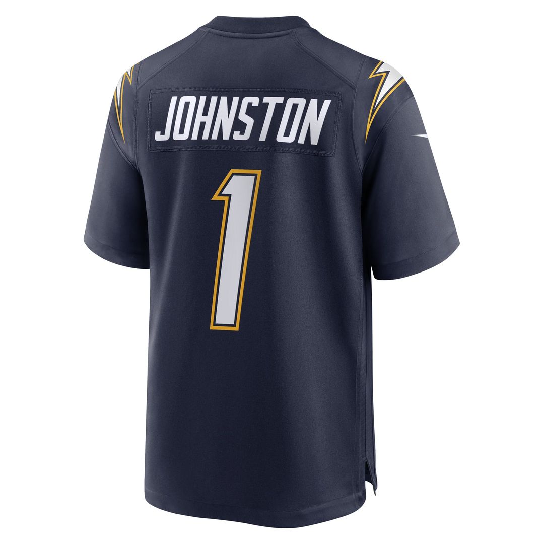 Los Angeles Chargers Quentin Johnston Gold Alternate Charger Power Game Player Jersey | NFL Football Jersey