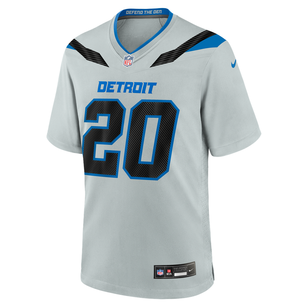 Detroit Lions Barry Sanders Silver 2026 Rivalries Collection Game Jersey | NFL Football Jersey