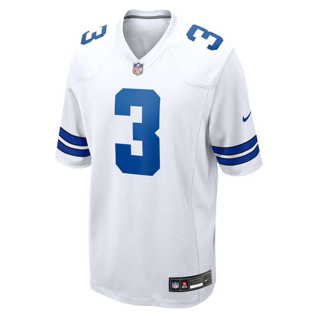 Dallas Cowboys George Pickens White Game Jersey | NFL Football Jersey