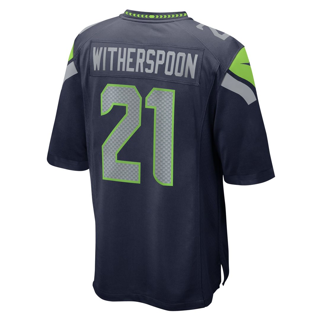 Seattle Seahawks Devon Witherspoon College Navy Game Jersey | NFL Football Jersey