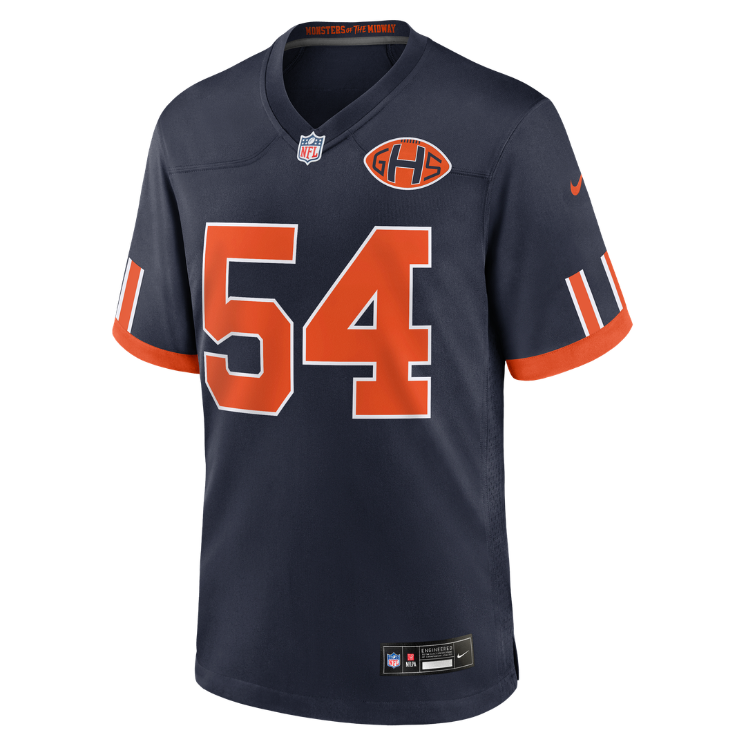 Chicago Bears Brian Urlacher Navy 2026 Rivalries Collection Game Jersey | NFL Football Jersey