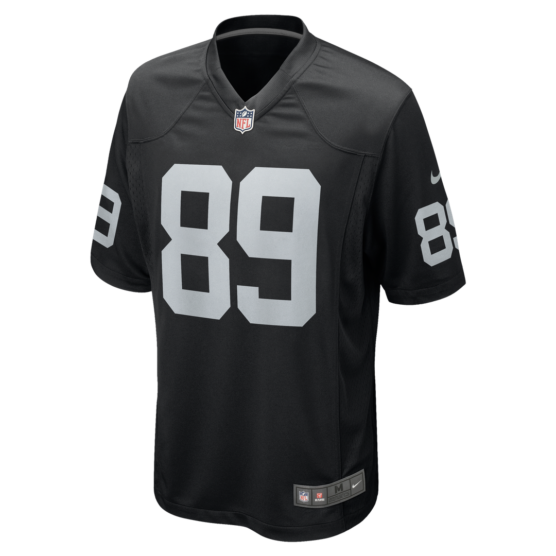 Las Vegas Raiders Brock Bowers Black Player Game Jersey | NFL Football Jersey